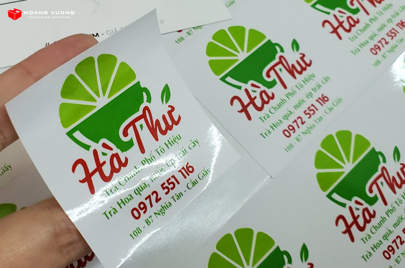 Luôn xác định mục đích in tem nhãn