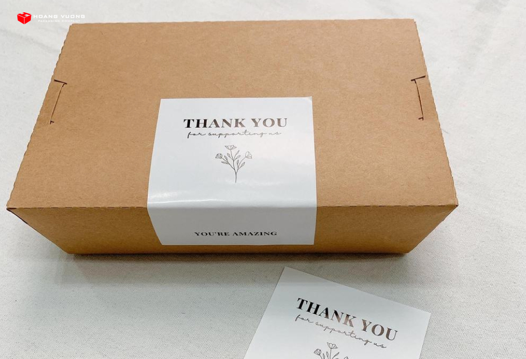 Tem dán hộp đang ngày càng phổ biến