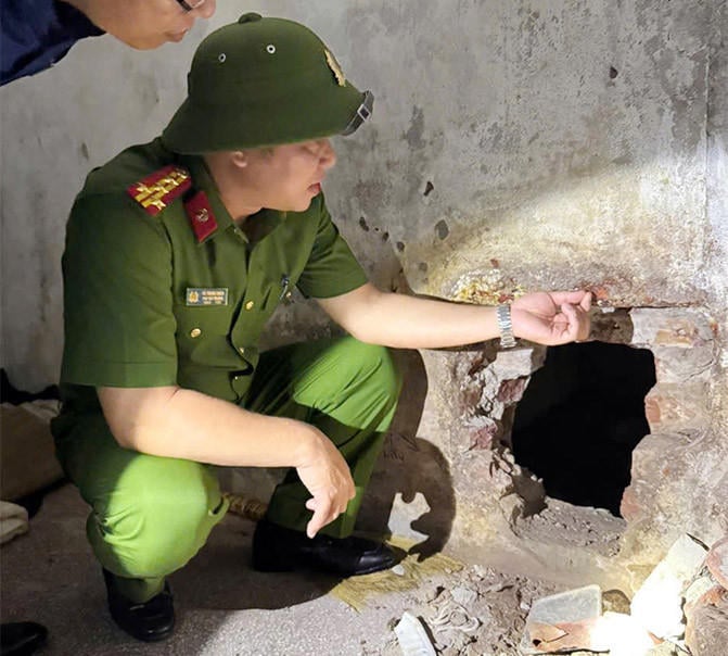 Dụng cụ khoét tường khó tin để trốn trại giam của 2 phạm nhân -2