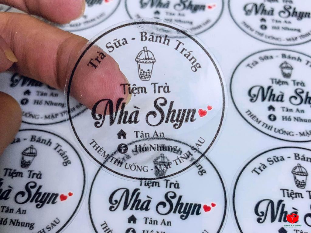 In tem nhãn theo yêu cầu, giá tốt